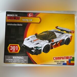 🛍️Any 5 items for $15 🛍️ racing car construction blocks 301 pcs new!